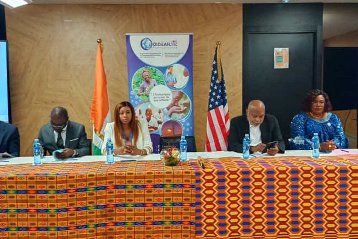 Cérémonie de lancement officiel des activités de l'OIDEAH.Inc en Côte d'Ivoire. 